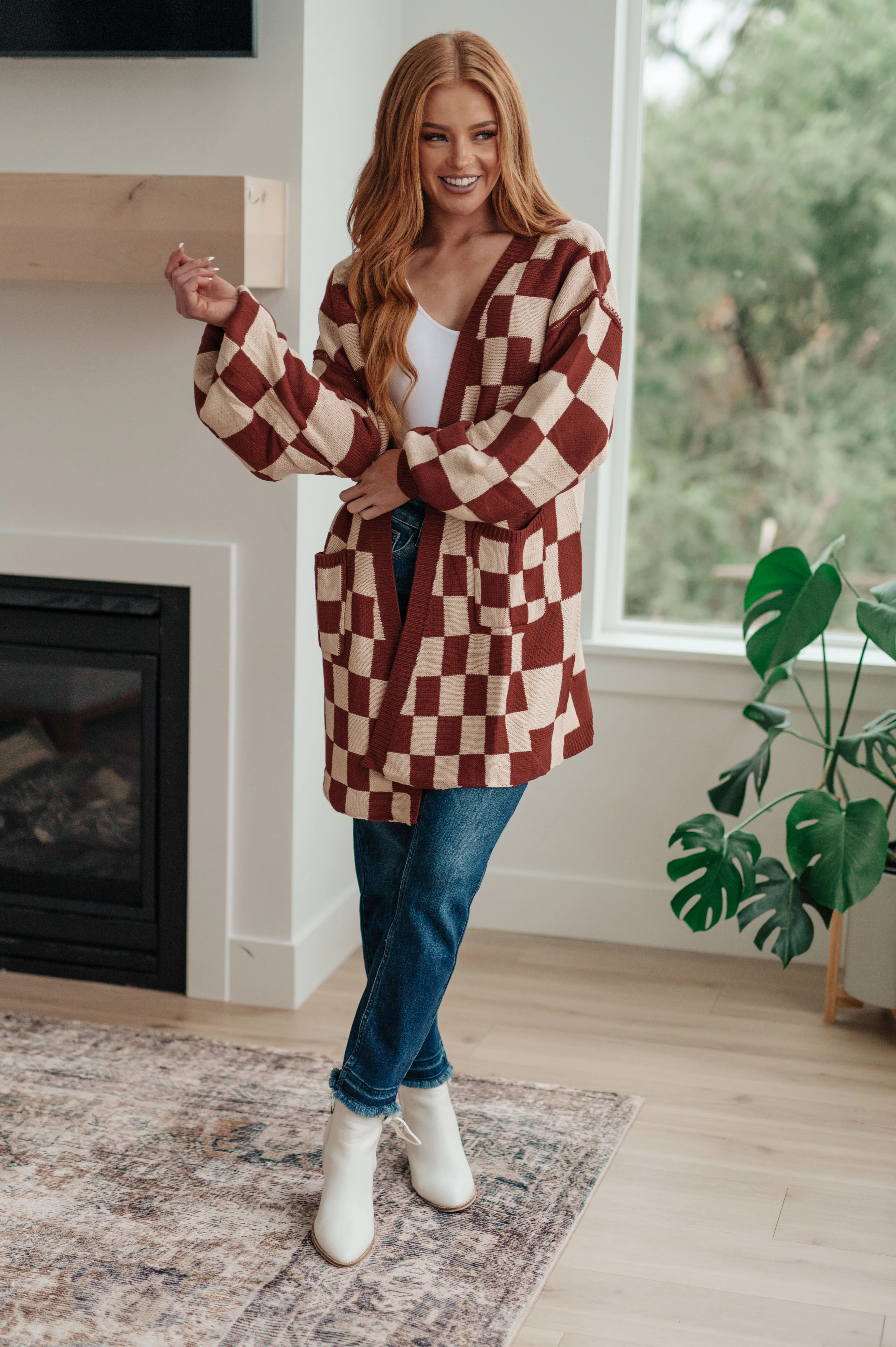 When I See You Again Checkered Cardigan - 10/31/2023 - Image 4