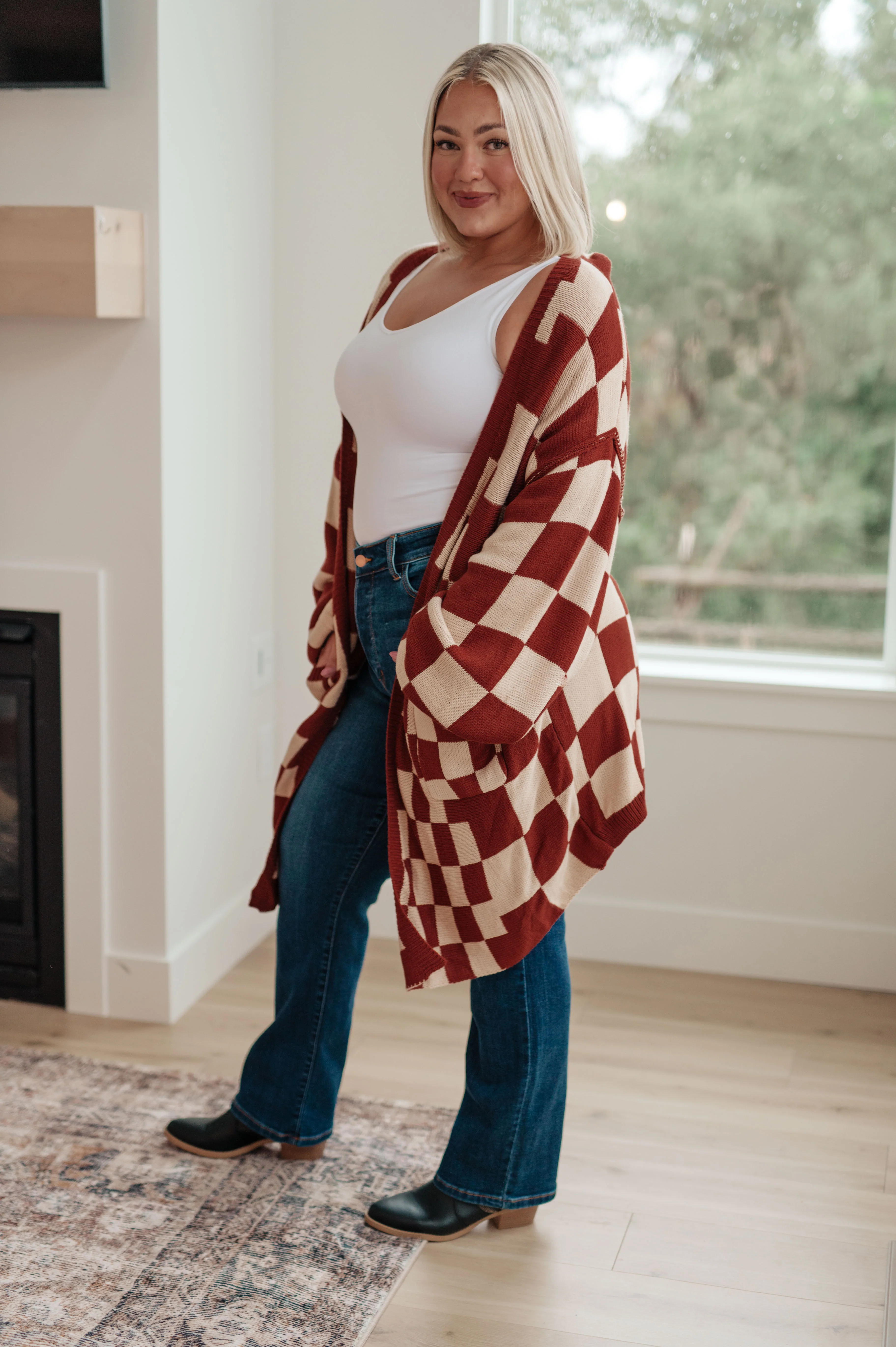 When I See You Again Checkered Cardigan - 10/31/2023 - Image 6