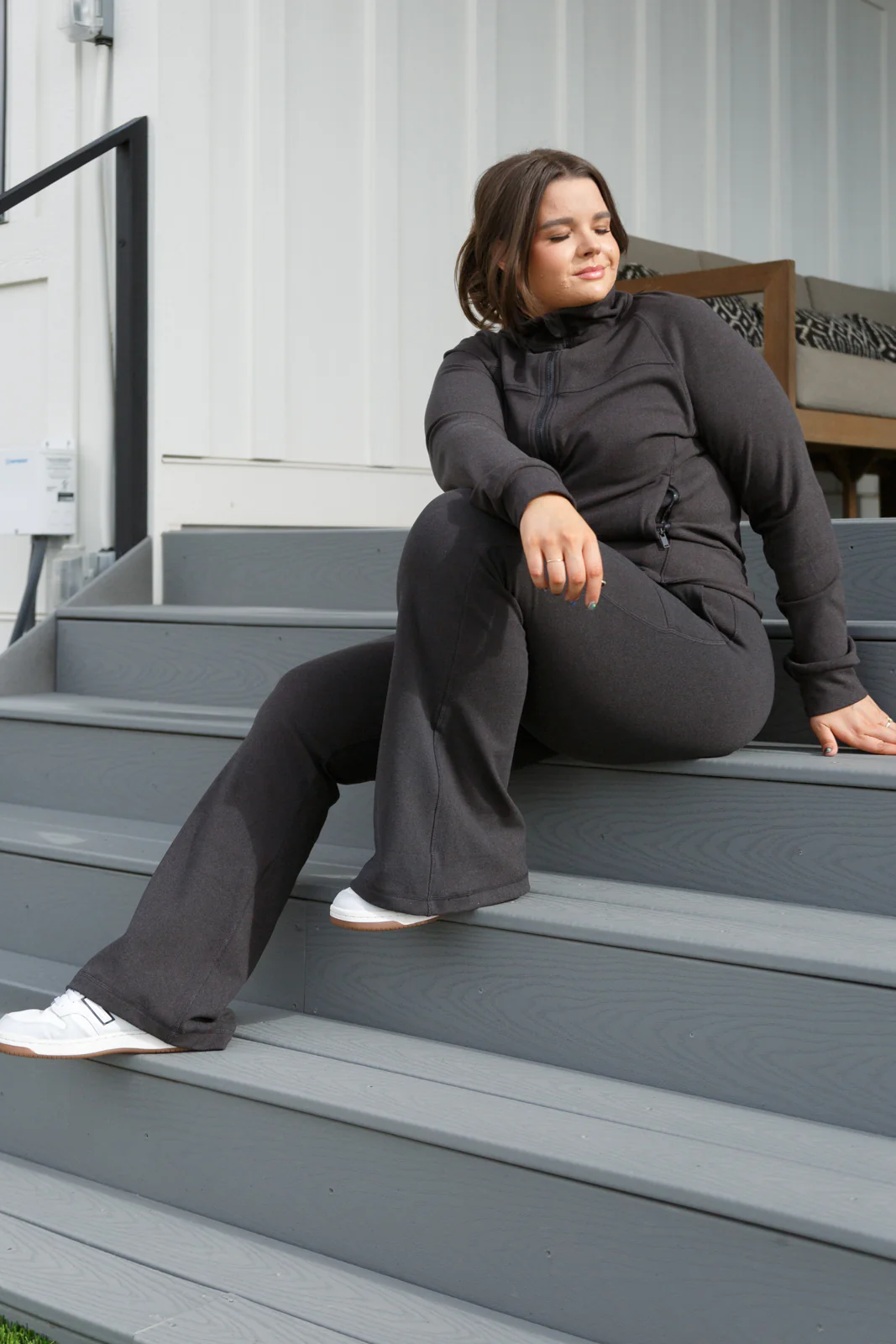 Where are You Flared Leggings in Black - 12/5/2023 - Image 6