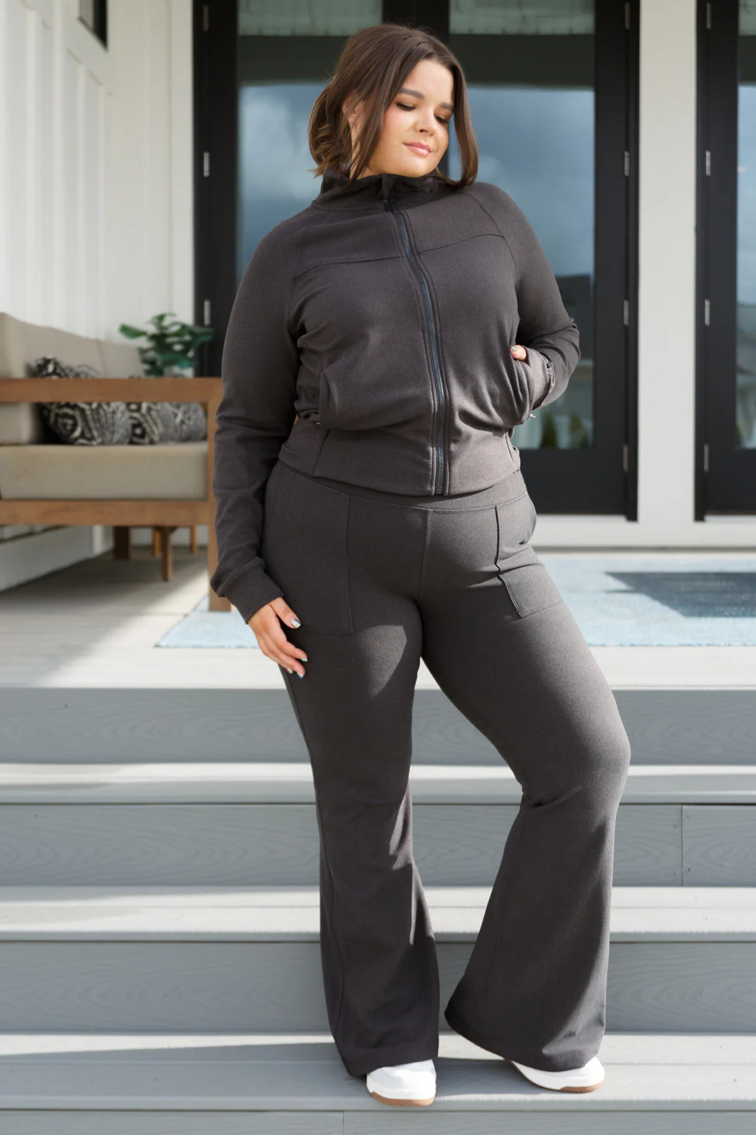 Where Are You Zip Up Jacket in Black - 12/12/2025 NEW - Image 5