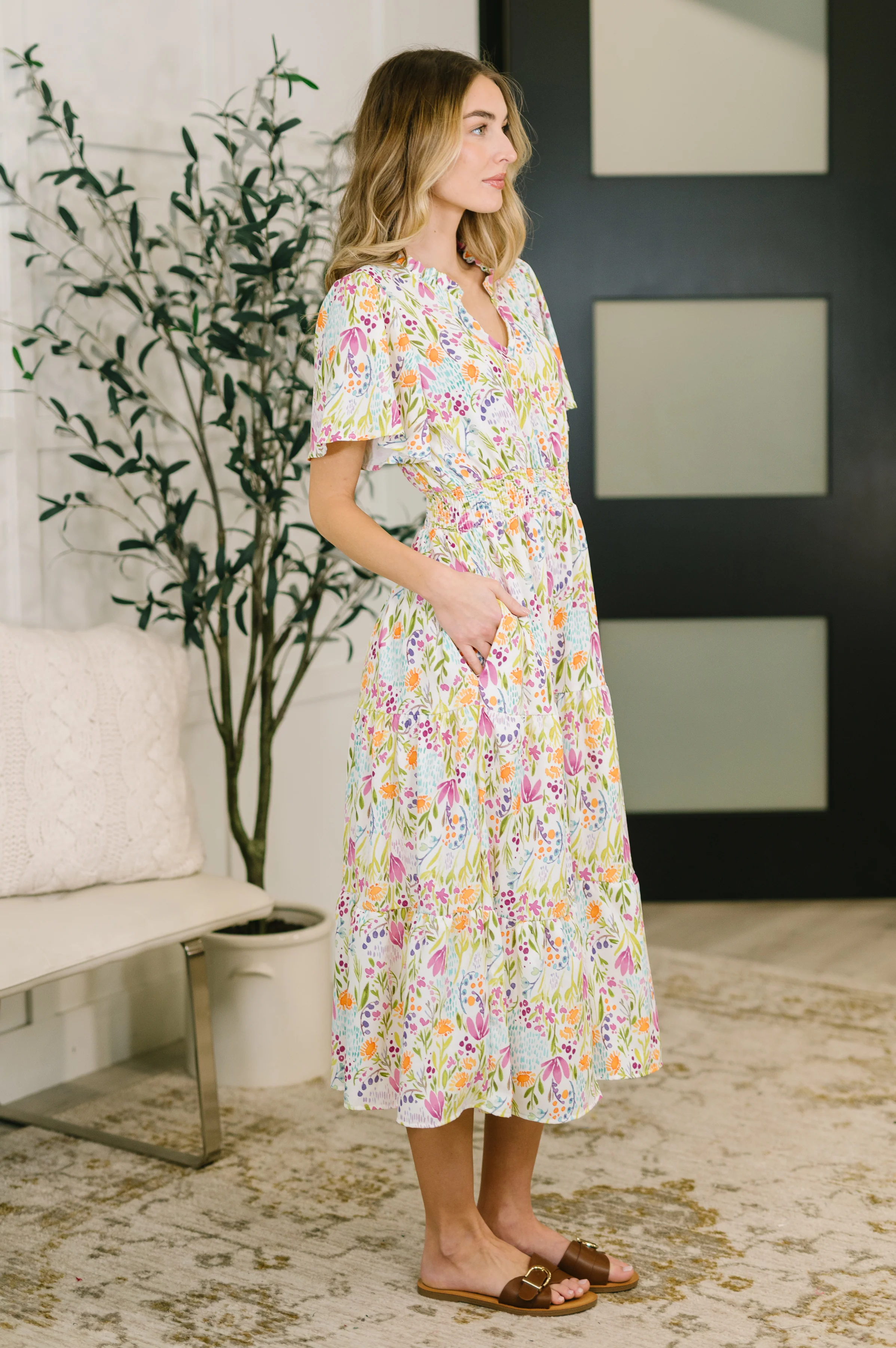 Wherever I Go Notch Neck Dress - 3/10/2026 NEW - Image 3