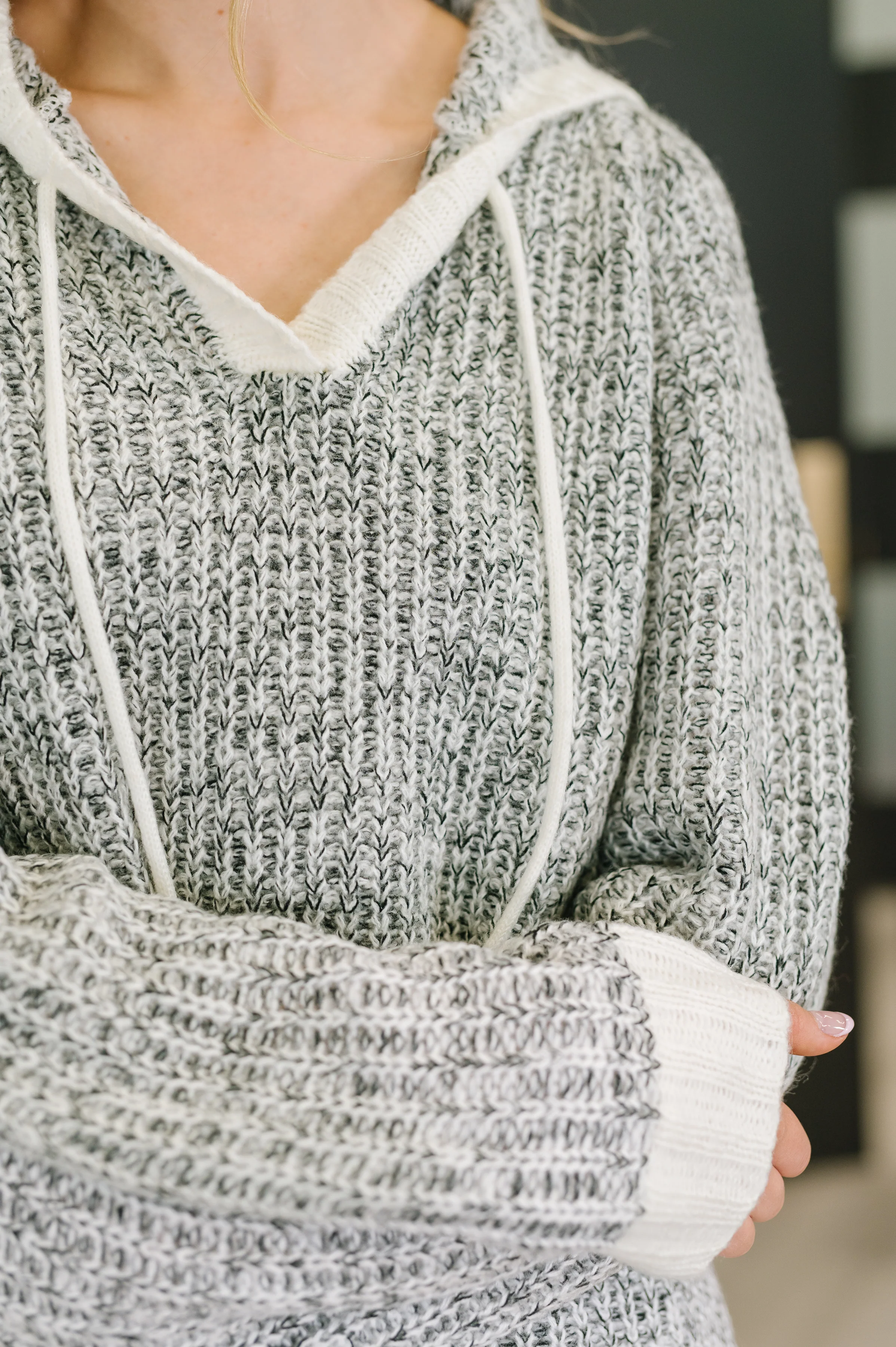 Who Can Live Without it Textured Split Neck Pullover - 11/18/2025 - Image 2