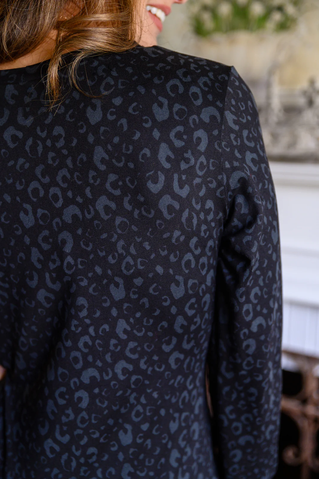 Wishful Thinking Animal Print Dress In Black - 11/15/2022 - Image 4