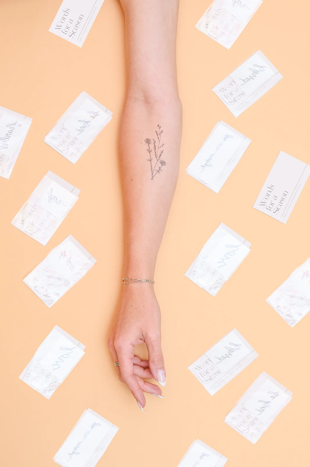 Words For A Season Temporary Tattoo BLESSED - 9/11/2023 - Image 2