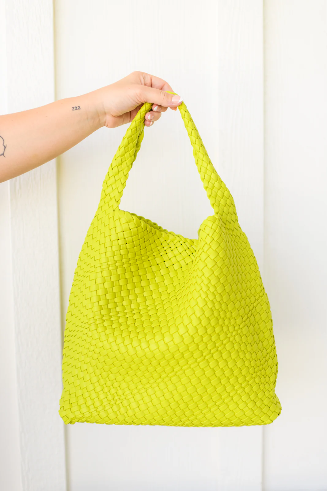 Woven and Worn Tote in Citron - 7/25/2023 - Image 5
