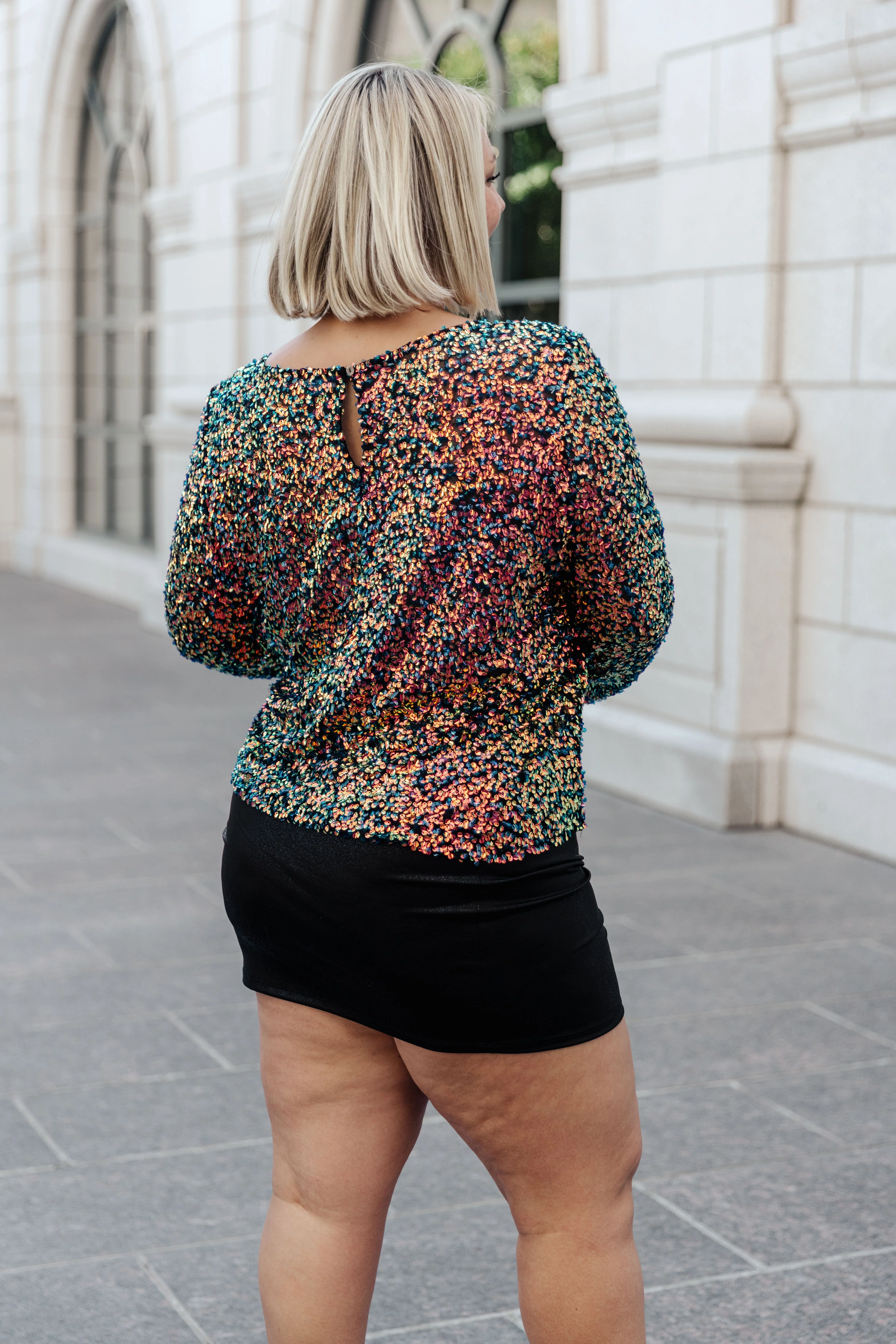 You Found Me Sequin Top in Navy - 11/13/2023 - Image 9