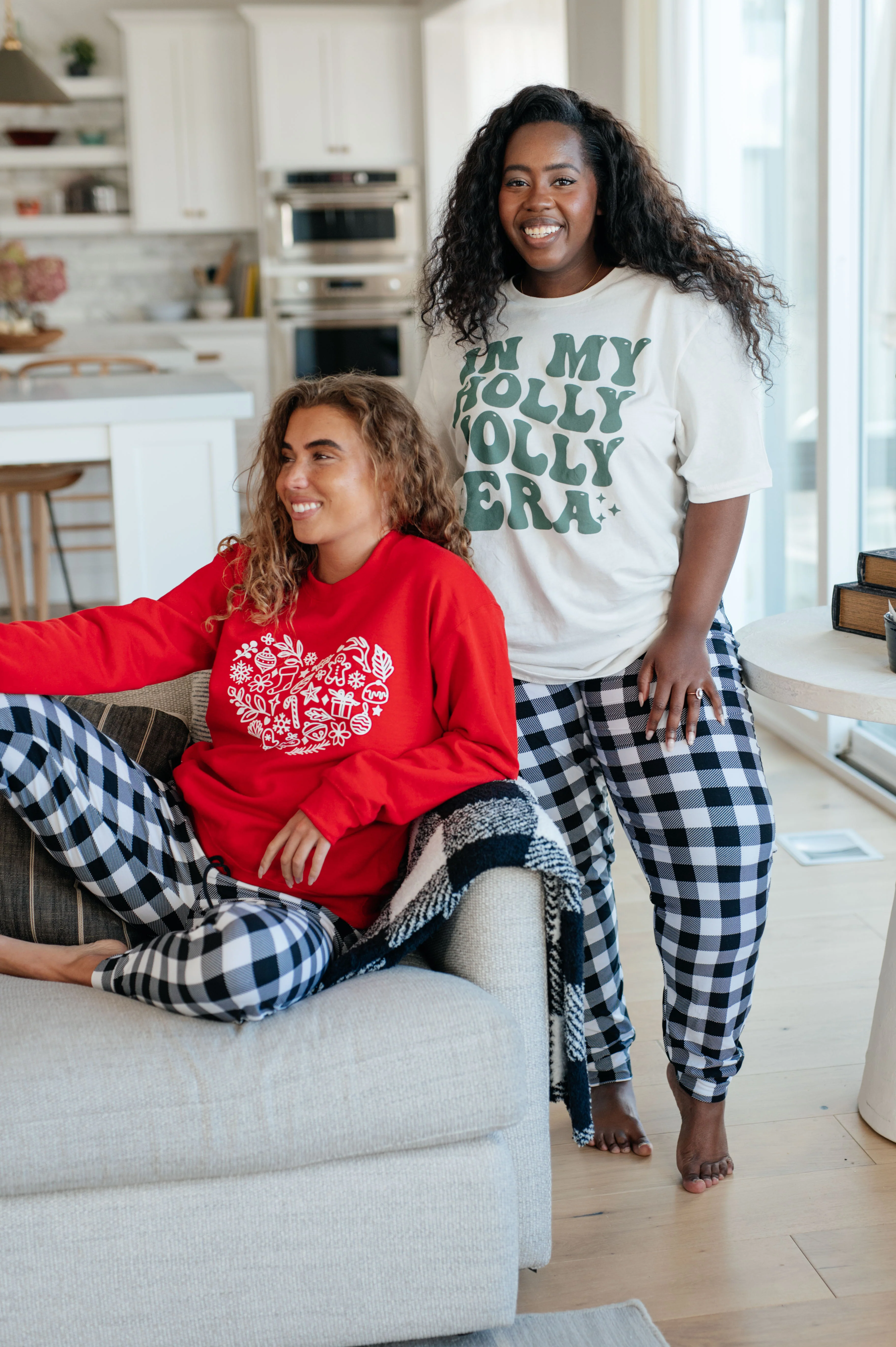 Your New Favorite Joggers in Black and White Check - 11/16/2023 - Image 3