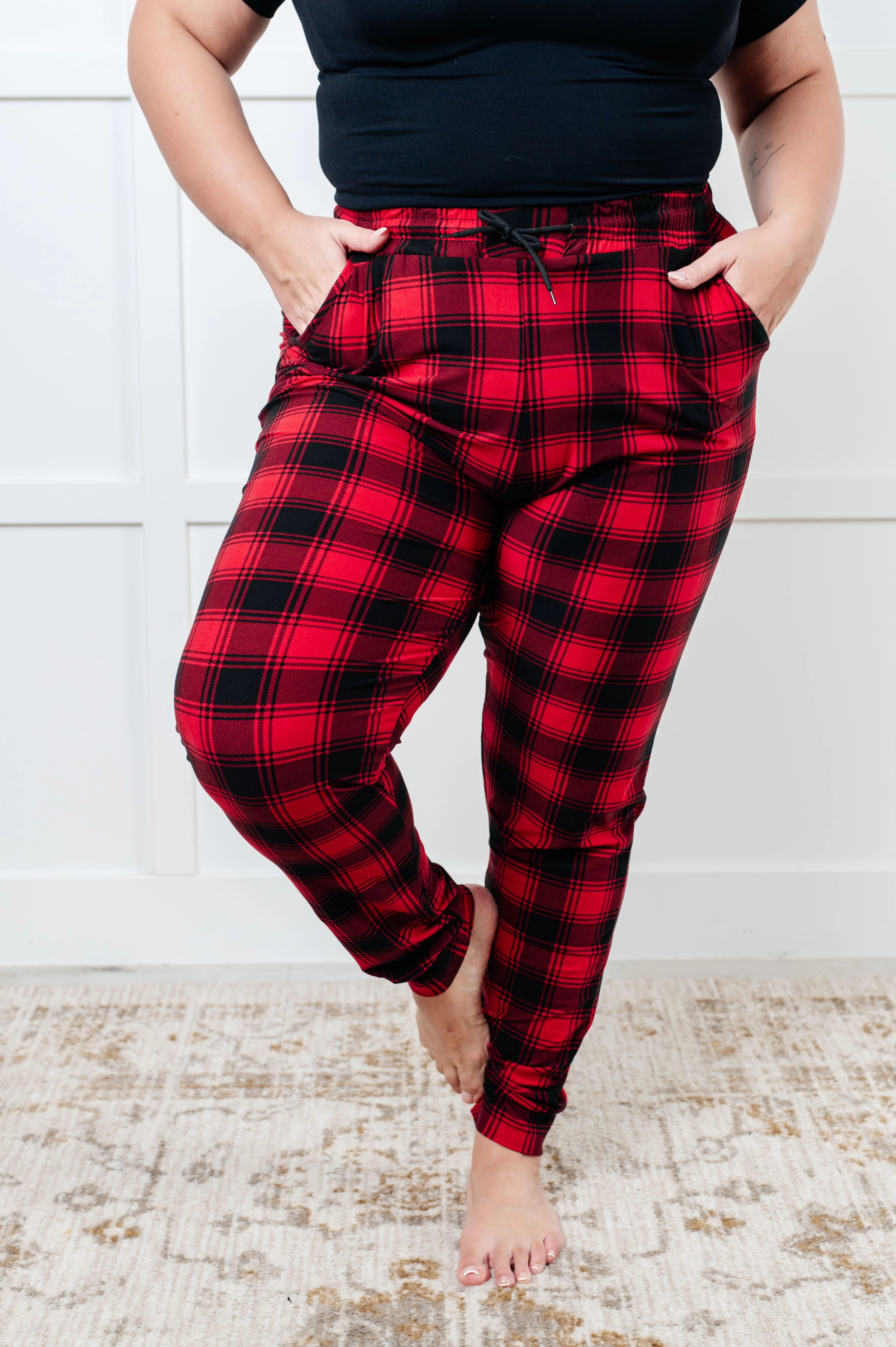 Your New Favorite Joggers in Red Plaid - 11/27/2024 - Image 6