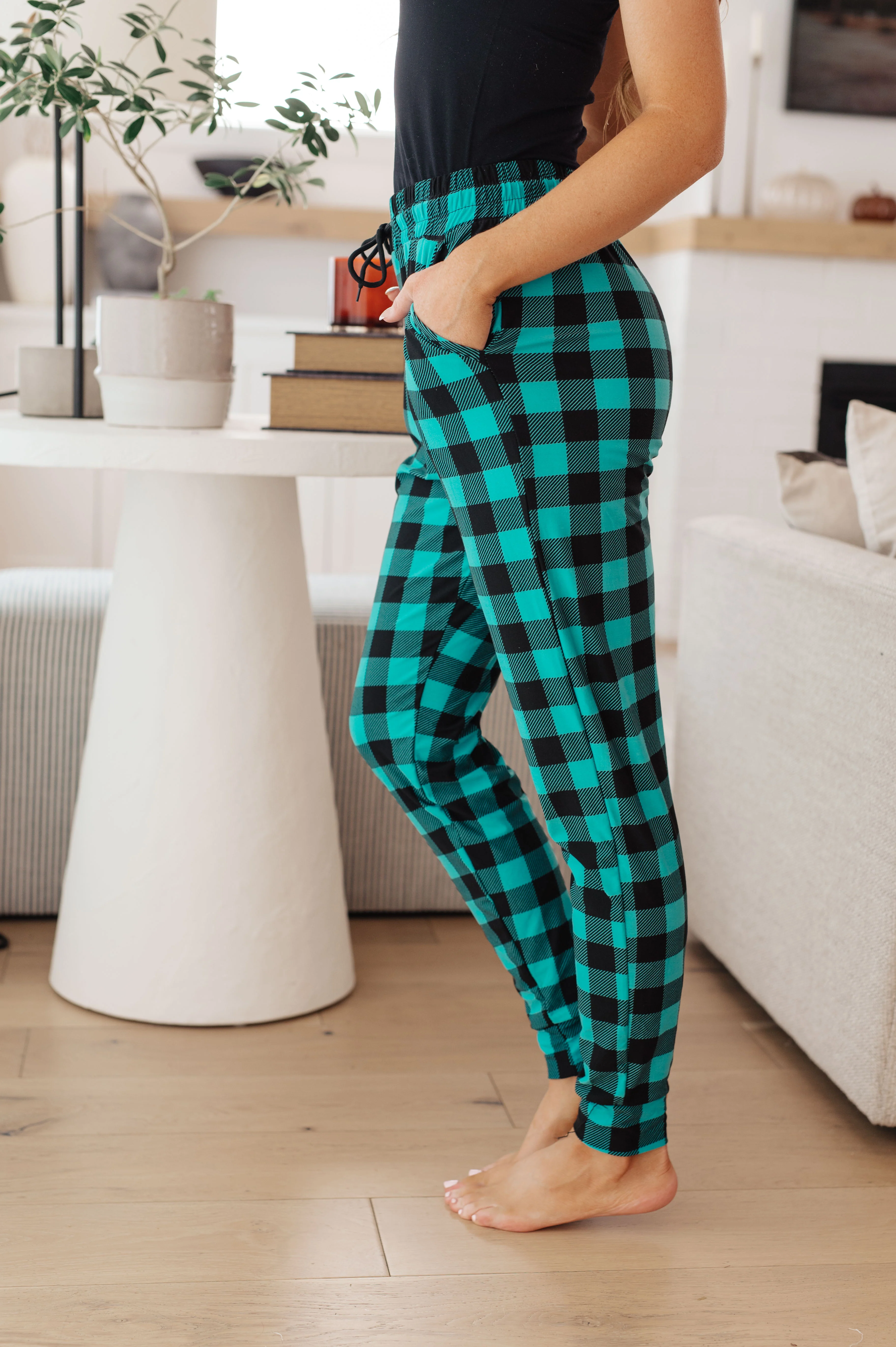 Your New Favorite Joggers in Teal Check - 11/9/2023 - Image 7