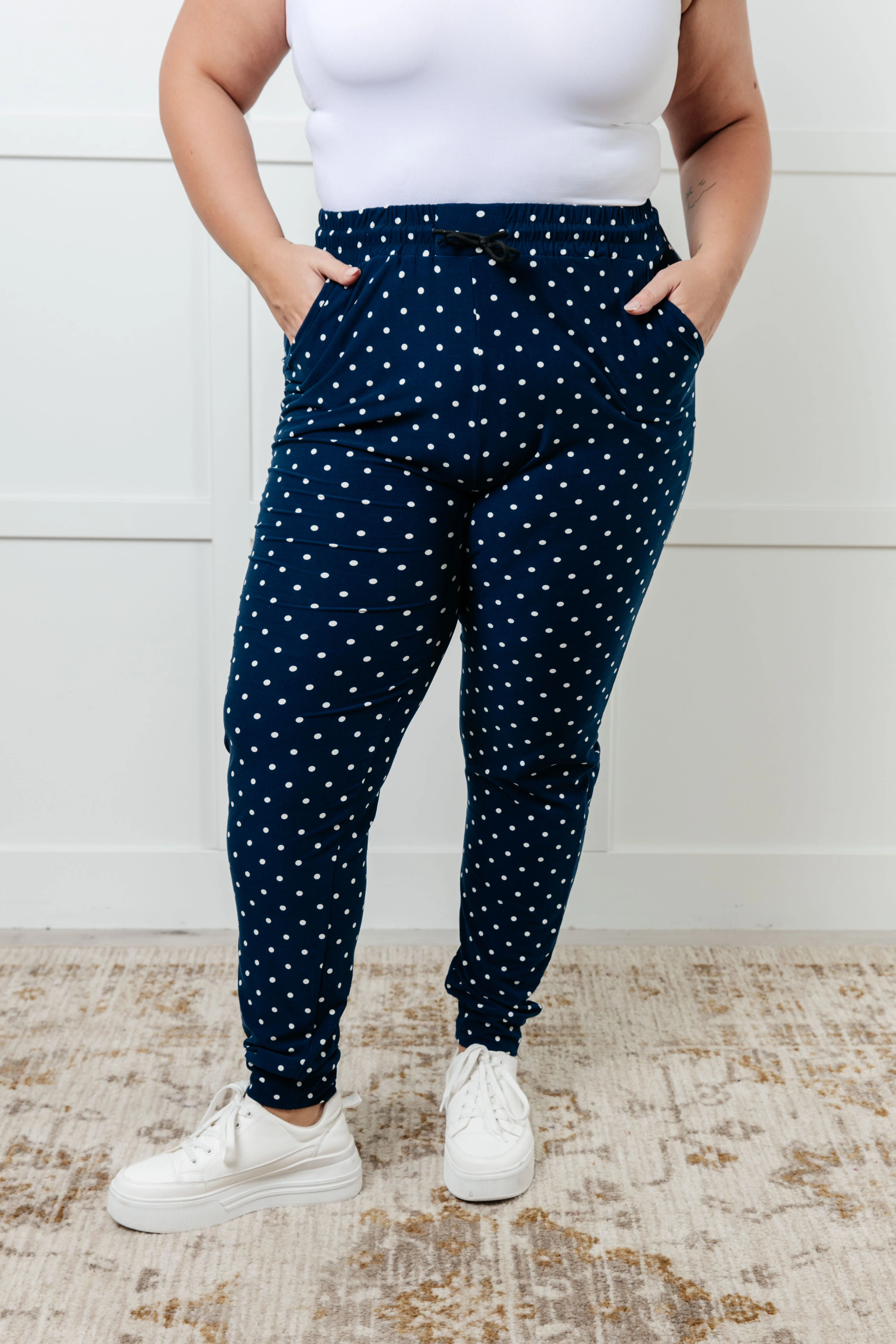 Your New Favorite Joggers in White Polka Dot - 1/29/2026 - Image 6
