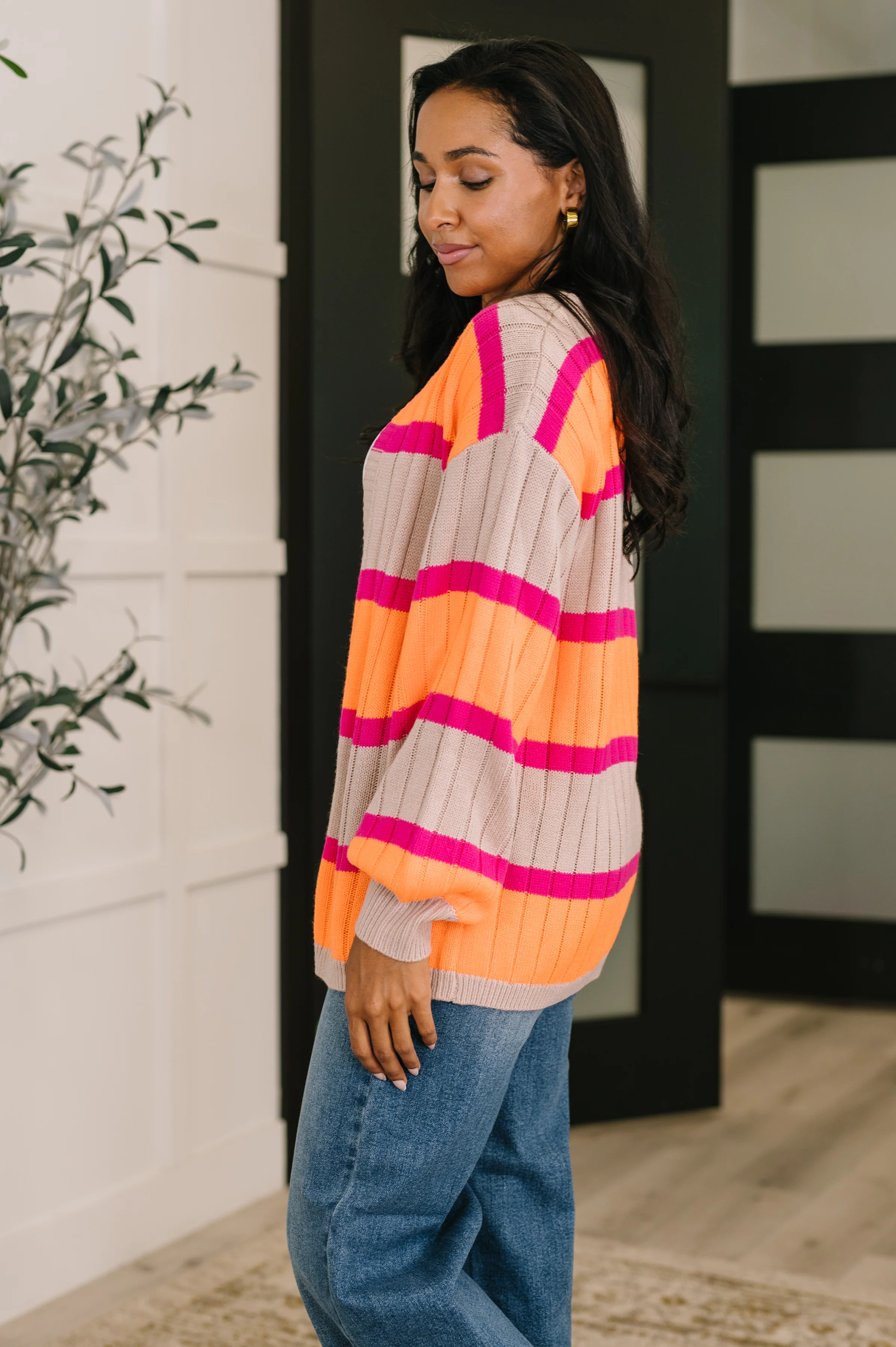 Your Opinion Matters Striped Cardigan - 10/20/2025 - Image 3
